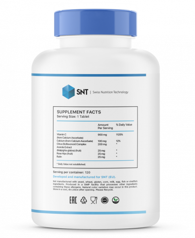 SNT Ester-C Plus, Эстер-С Плюс, 120 таблеток