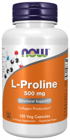 NOW L-Proline, 120 капсул