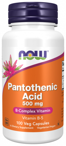 NOW Pantothenic Acid 500 mg, 100 капсул