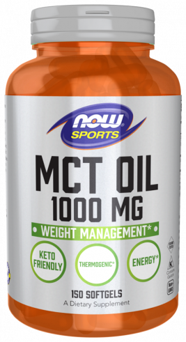 NOW MCT Oil 1000 mg, 150 капсул