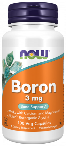 NOW Boron, Бор, 100 капсул