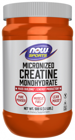 NOW Creatine Monohydrate Micronized, 500 грамм
