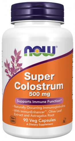 NOW Super Colostrum, Супер Колострум, 90 капсул