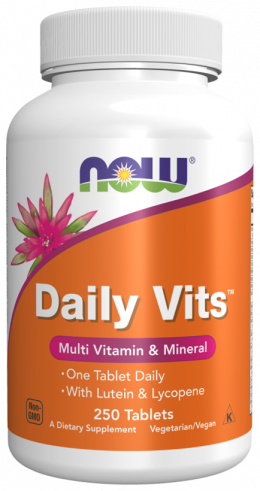 NOW Daily Vits, 250 таблеток