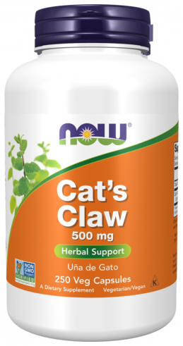 NOW Cat's Claw 500 mg, 250 капсул