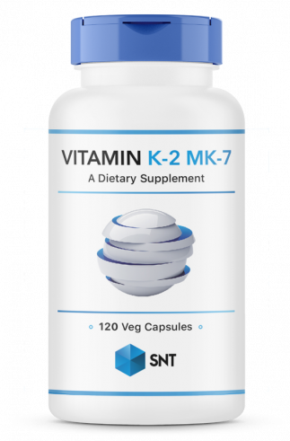 SNT Vitamin K-2 MK-7, Витамин К-2 МК-7, 120 капсул