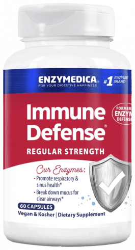 Enzymedica Immune Defense, Иммунная защита, 60 капсул