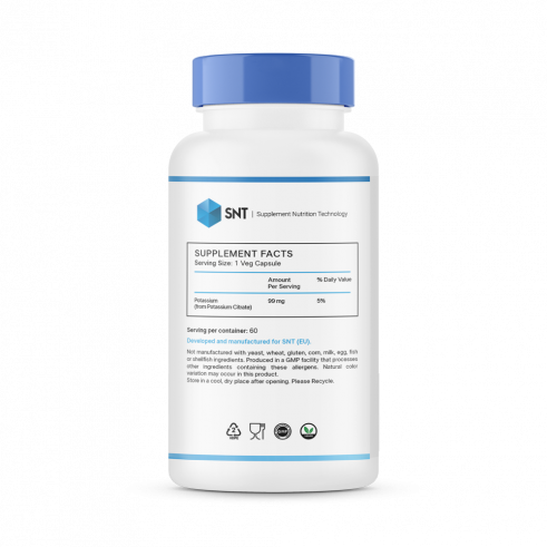 SNT Potassium citrate, Потассиум цитрат, 60 капсул