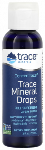 Trace Minerals Research ConcenTrace Trace Minerals Drops, Ресёрч КонсэнТрэйс микроэлементы в форме капель, 59 мл