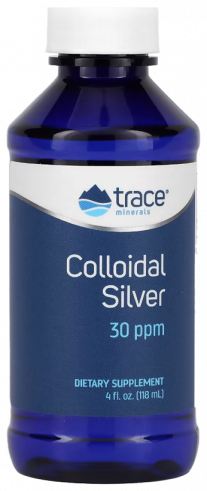 Trace Minerals Colloidal Silver 30 ppm, 237 мл