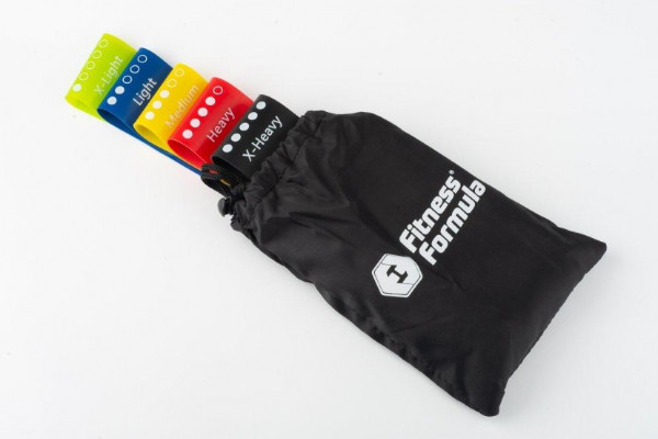 Fitness Formula НАБОР ФИТНЕС РЕЗИНОК 75 мм, 5 шт
