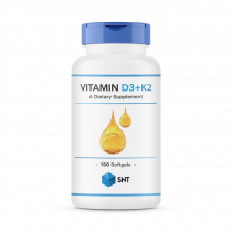 SNT Vitamin D3+K2, Витамин Д3+К2, 150 капсул